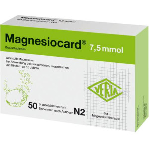 MAGNESIOCARD 7,5 mmol Brausetabletten