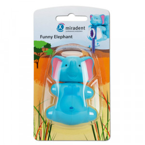 Produktbild von MIRADENT Zahnb&uuml;rstenhalter Funny Elefant