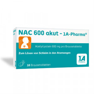 Produktbild von NAC 600 akut-1A Pharma Brausetabletten