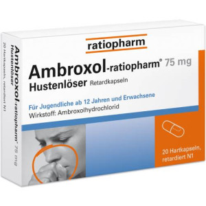 Produktbild von AMBROXOL-ratiopharm 75 mg Hustenl&ouml;ser Retardkaps.
