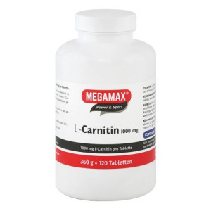 Produktbild von MEGAMAX L-Carnitin 1000 mg Tabletten
