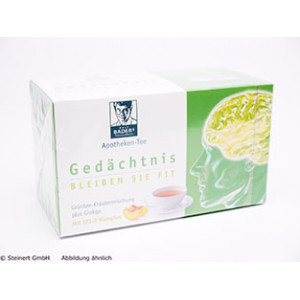 Produktbild von BADERS Apotheken Tee Ged&auml;chtnis Filterbeutel