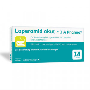 Produktbild von LOPERAMID akut-1A Pharma Hartkapseln