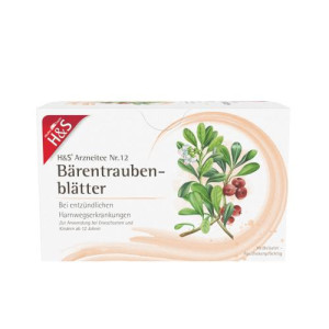 Produktbild von H&S B&auml;rentraubentee Filterbeutel