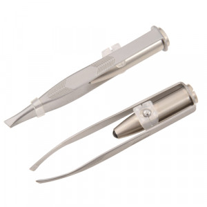 Produktbild von NIPPES Pinzette rostfrei m.Licht Nr.767E