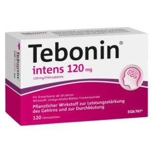 Produktbild von TEBONIN intens 120 mg Filmtabletten
