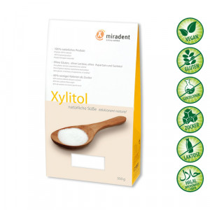 Produktbild von MIRADENT Xylitol Zuckerersatz Pulver