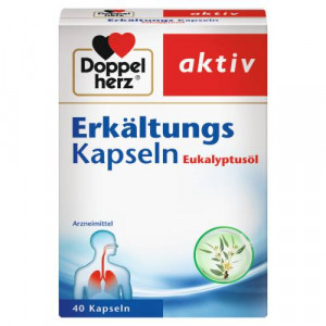 Produktbild von DOPPELHERZ Erk&auml;ltungskapseln Eukalyptus&ouml;l