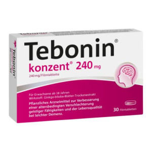 Produktbild von TEBONIN konzent 240 mg Filmtabletten