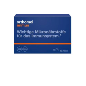 Produktbild von ORTHOMOL Immun Direktgranulat Himbeer/Menthol