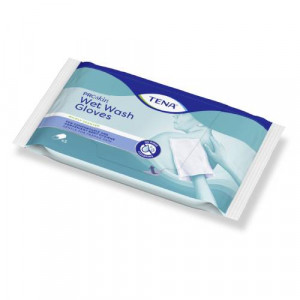 Produktbild von TENA WET Wash Glove parf&uuml;miert 15x23 cm blau