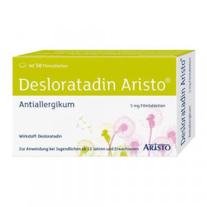 Produktbild von DESLORATADIN Aristo 5 mg Filmtabletten