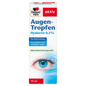 Produktbild von DOPPELHERZ Augen-Tropfen Hyaluron 0,2%