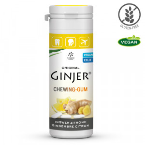 Produktbild von INGWER GINJER Kaugummi Zitrone