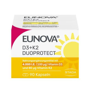 Produktbild von EUNOVA DuoProtect D3+K2 4000 I.E./80 ?g Kapseln