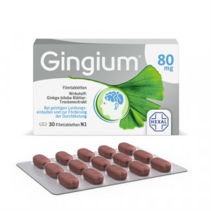 Produktbild von GINGIUM 80 mg Filmtabletten
