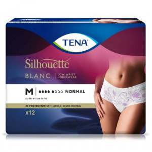 Produktbild von TENA SILHOUETTE Normal M blanc Inkontinenz Pants