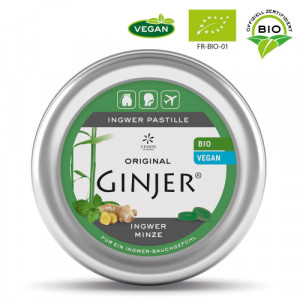 Produktbild von INGWER GINJER Pastillen Bio Minze
