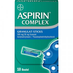 Produktbild von ASPIRIN Complex Granulat-Sticks 500 mg/30 mg Gran.
