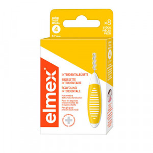 Produktbild von ELMEX Interdentalb&uuml;rsten ISO Gr.4 0,7 mm gelb