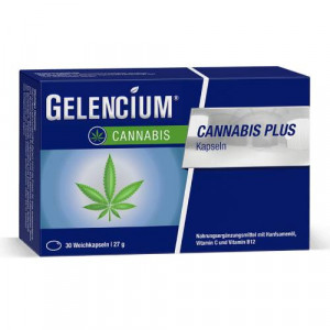 Produktbild von GELENCIUM Cannabis Plus Kapseln mit Vitamin B12