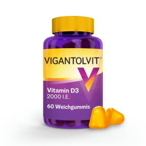 Produktbild von VIGANTOLVIT 2000 I.E. Vitamin D3 Weichgummis