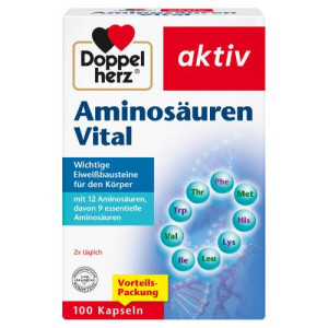 DOPPELHERZ Aminos&auml;uren Vital Kapseln