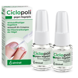 Produktbild von CICLOPOLI gegen Nagelpilz wirkstoffhalt.Nagellack