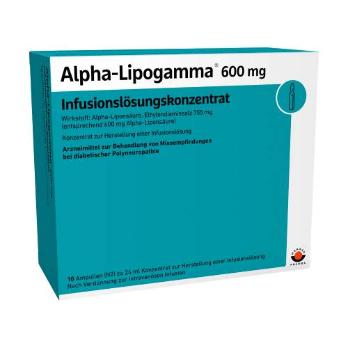 ALPHA-LIPOGAMMA 600 mg Infusionslösungskonz.