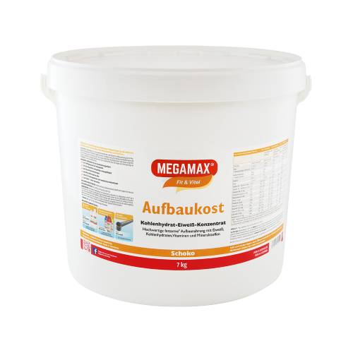 MEGAMAX Aufbaukost Schoko Pulver