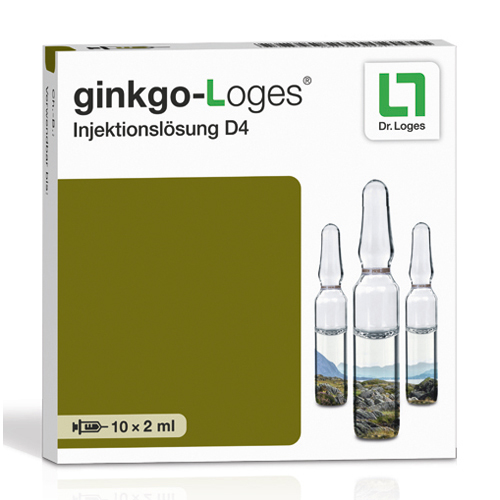 GINKGO-LOGES Injektionslösung D 4 Amp.