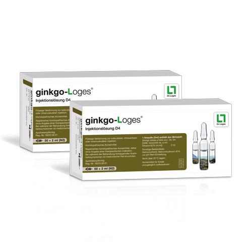 GINKGO-LOGES Injektionslösung D 4 Amp.