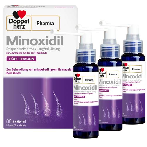 MINOXIDIL DoppelherzPhar.20mg/ml Lsg.Anw.Haut Frau